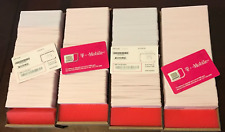 Lote de 100 tarjetas SIM caducadas T-Mobile triple corte 3 en 1 estándar Micro Nano 4G segunda mano  Embacar hacia Mexico