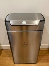 Simplehuman brushed stainless for sale  LONDON
