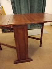 vintage oak gateleg table for sale  BURY