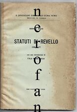 Statuti revello 1396 usato  Italia