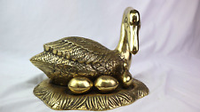 Vintage brass swan for sale  Mill Creek