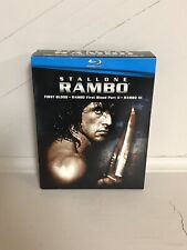 Rambo Trilogy (Blu-ray Disc, 2008, conjunto de 3 discos) comprar usado  Enviando para Brazil