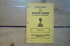 1947 hyster crane for sale  Point Roberts