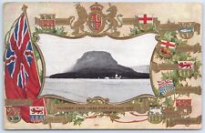 Cartão postal patriótico Thunder Cape FORT WILLIAM Ontário Canadá 1905-13 Warwick Bros comprar usado  Enviando para Brazil