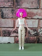 Hannah Montana Lola Doll Miley Cyrus Hot Pink Hair Redressed Mattel 2010, used for sale  Shipping to South Africa