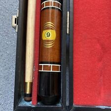 Used, 9Ball 2 Piece American White Ash Pool Cue. 56.5”  16.2 OZ for sale  BURY ST. EDMUNDS