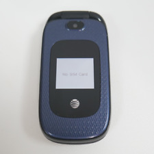 Telefone flip ZTE Z222 azul/preto AT&T comprar usado  Enviando para Brazil