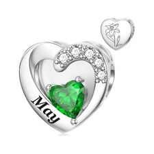 May birthstone heart for sale  ILFORD
