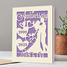 Personalised anniversary card for sale  UK