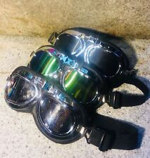 Aviation biker goggles for sale  NEWTON ABBOT