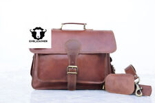 Vintage leather genuine for sale  USA