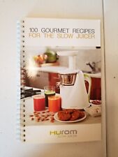 100 recetas gourmet para el libro de recetas HUROM Slow Juicer Spiral HPK0560 Jugos segunda mano  Embacar hacia Argentina