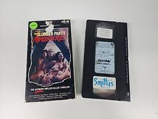 Raro filme de terror VHS OOP - Massacre de festa do pijama 1982 Smitty's Rental  comprar usado  Enviando para Brazil