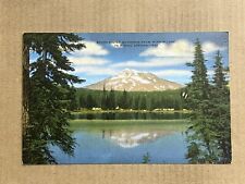 Postcard Oregon South Sister Mountain Scenic Mirror Lake Vintage OR, used for sale  Shipping to South Africa