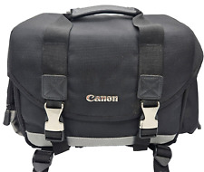 Canon 200DG Digital SLR Large Camera & Lens Case Gadget Bag Black Shoulder Strap for sale  Shipping to South Africa