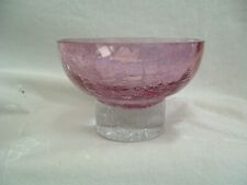 Pink crackle dish for sale  SLOUGH