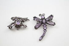 Sterling silver brooches for sale  LEEDS