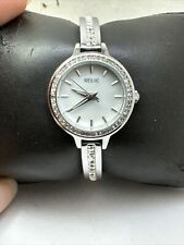 WOMEN'S RELIC BY FOSSIL ANALOG DRESS WATCH SILVER TONE BAND MOP DIAL ZR34378-H24 for sale  Shipping to South Africa