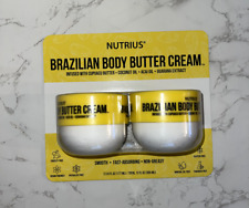 Crema de mantequilla corporal brasileña Nutrius - Master Pack envío gratuito / x2 6 oz = 12 oz segunda mano  Embacar hacia Argentina