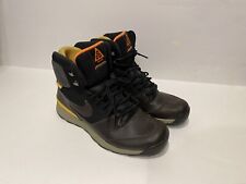 Nike Boot Stasis ACG 616192-221 Top Alto Senderismo Zapatos Para Hombre 10 Marrón Naranja 2013, usado segunda mano  Embacar hacia Argentina