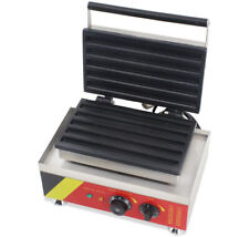 Used 110V Commercial Nonstick Electric 5pcs Spanish Donut Baker Churros Maker, used for sale  Shipping to South Africa