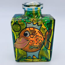 Gebruikt, ARTVORK Glass Company Stained Glass Oil Lamp Fish 4”T 2.5”W tweedehands  verschepen naar Netherlands