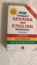 Vox Compact Spanish and English Dictionary por Vox Staff (2008, libro de bolsillo) segunda mano  Embacar hacia Argentina