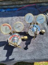 Harris Regulators Set HD. Oxigen Acetylene  Gauges For Cutting Torch  for sale  Shipping to South Africa