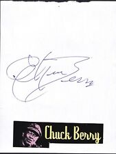 chuck berry signed for sale  SCARBOROUGH