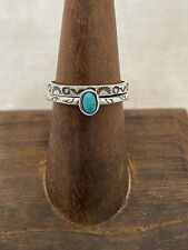 Anéis Carolyn Pollack tamanho 8 pulseiras empilhadoras turquesa conjunto de dois comprar usado  Enviando para Brazil