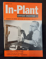 Revista de impresora offset vintage 1961 - en planta segunda mano  Embacar hacia Argentina