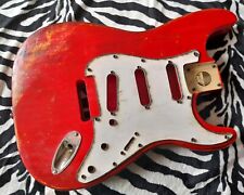 Stratocaster body red for sale  Shipping to Ireland