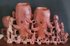 Chinese soapstone triple for sale  WELSHPOOL