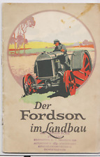 Fordson tractor broschüre gebraucht kaufen  Uetze