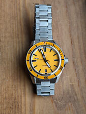 Relógio automático Zelos Swordfish 40 SS laranja brasa 40mm 200m comprar usado  Enviando para Brazil