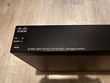 Used CISCO SF 300-24PP  24 PORT PoE+ MANAGED SWITCH for sale  Shipping to South Africa