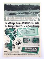 Used, 1951 Wizard Outboard Motors Strongest Guarantee Outboard History Print Ad 091A for sale  Canada