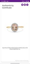 Morganite 9ct gold for sale  PRESTON