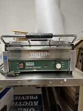 Waring WFG250T Single Commercial Panini Press w/ Smooth Plates, 120v for sale  Houston