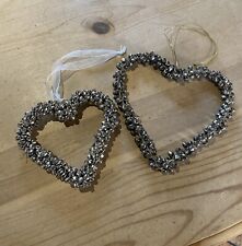 Hanging Hearts With Bells X 2 for sale  Shipping to South Africa