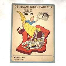 Protege cahier tintin d'occasion  Champs-sur-Marne