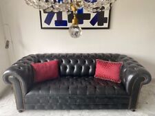 Canape chesterfield cuir d'occasion  Nice-