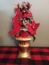 Artificial poinsettia topiary for sale  Slippery Rock