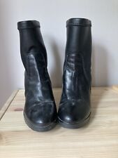 Black leather heeled for sale  Shipping to Ireland