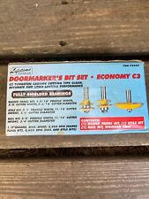 Doormakers router bit set economy c3 , used for sale  Shipping to South Africa