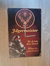 Blechschild jägermeister 20 gebraucht kaufen  Metten