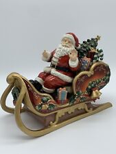 santa sleigh ceramic boxes for sale  Clewiston