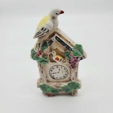 Ceramic birdhouse clock for sale  Mcdonough