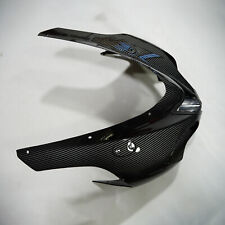 Carbon Fiber Front Upper Cowl Fairing Nose For Kawasaki Ninja ZX6R 2007-2008, used for sale  Shipping to South Africa