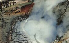 Usado, Cráter de barro volcán en olla de pintura de Yellowstone cromo postal vista aérea segunda mano  Embacar hacia Argentina